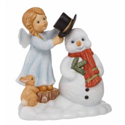 GOE-11750501 Frostys Guardian – Figurine Angel Nina and Marco Winterengelchen mit Swarovski Steinen Goebel